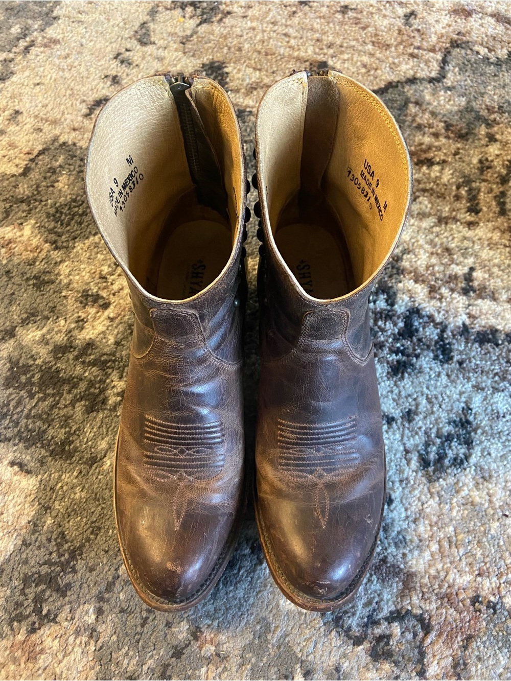 Women’s Shyanne Premium Brown Leather Western Boots 9M